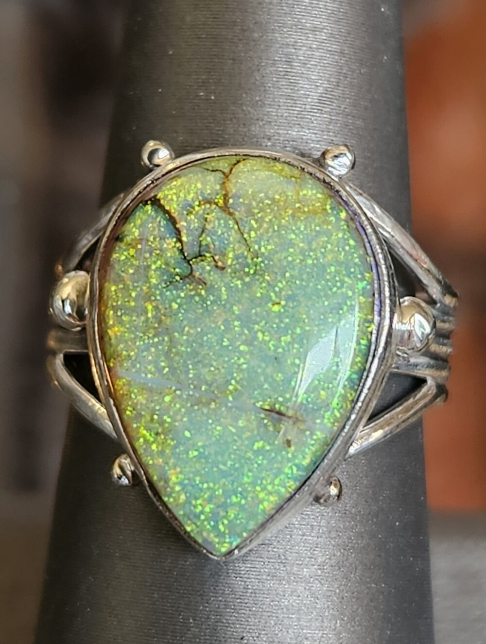 Monarch Opal Ring 925 Silver